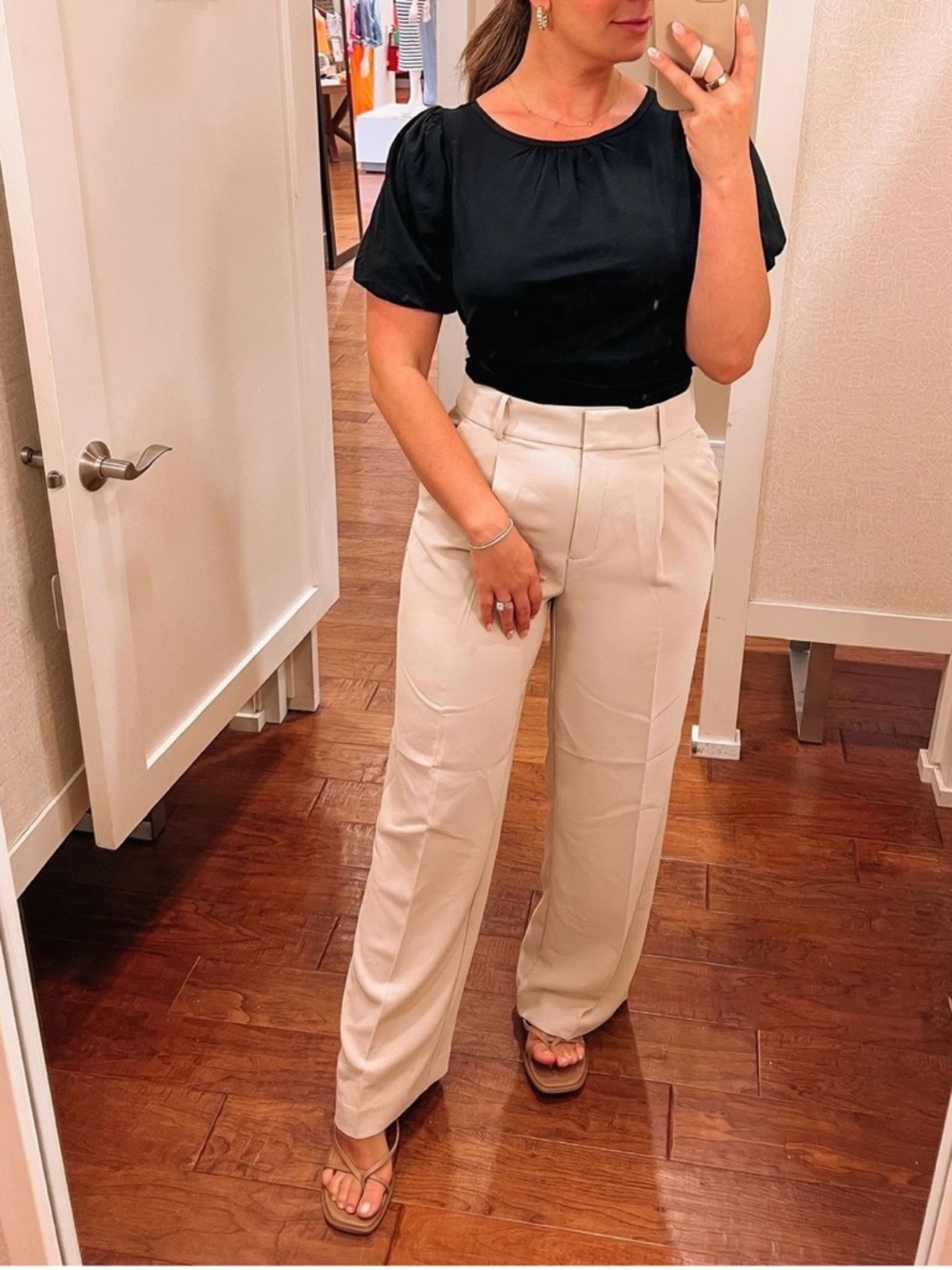 High Rise Wide Leg Trousers - Picture 9 of 9